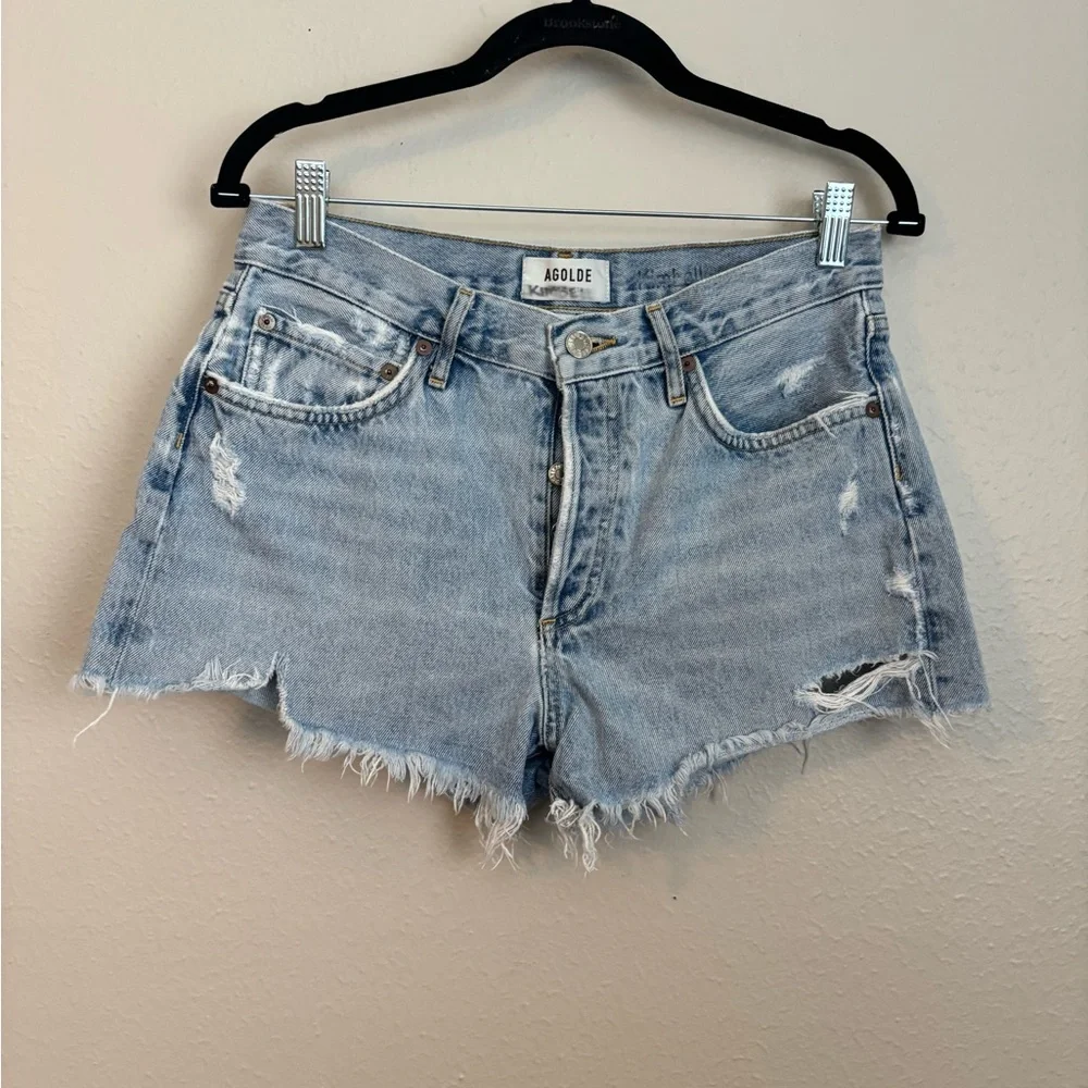 AGOLDE Women's Parker Cut Off Short 27 - Picture 4 of 9